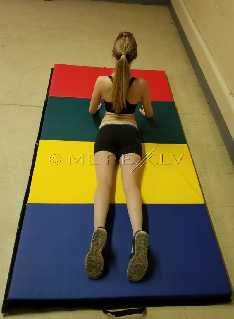 Gymnastic mat 116x232cm multicolour YM-R4