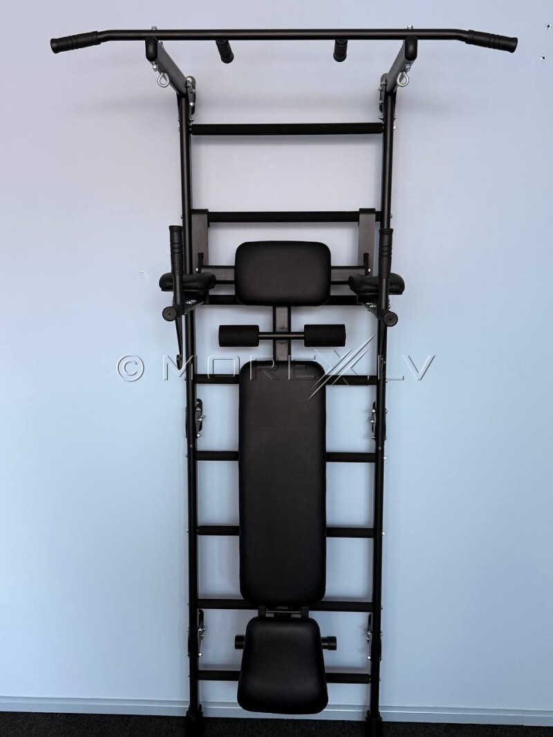 Sporta komplekss zviedru siena STRONG-3 Black - tika izmantots vienai fotosesijai!