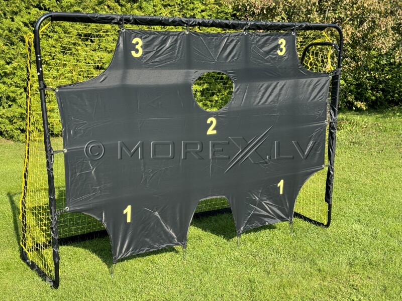 Futbola vārti ar mērķi, 213x153x76 cm - tika izmantots vienai fotosesijai!