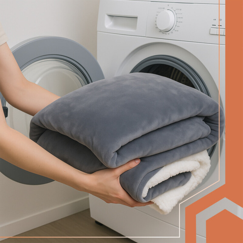 Electric Heated Blanket 180x130cm Gray