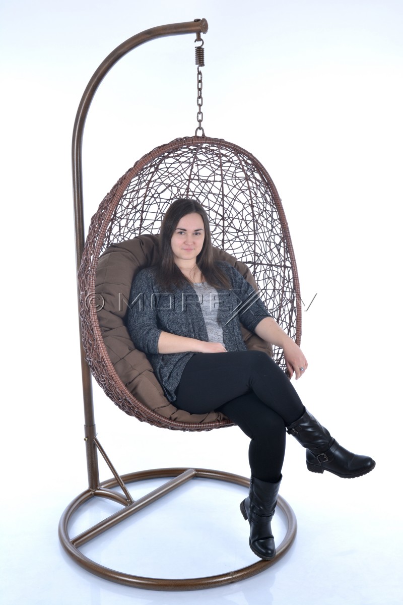 Hanging egg chair 1174, with stand