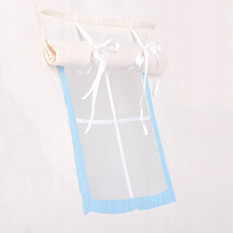 Kids play tent with cushions, light blue with stars, 160 x 120 x 100 cm