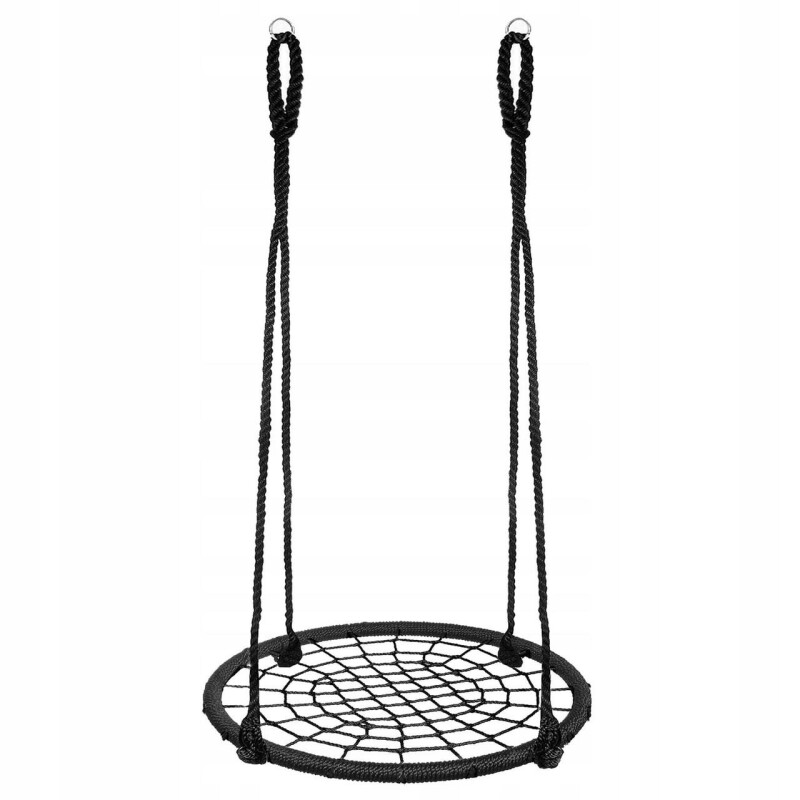 Children's swing Stork nest Ø 100 cm, black