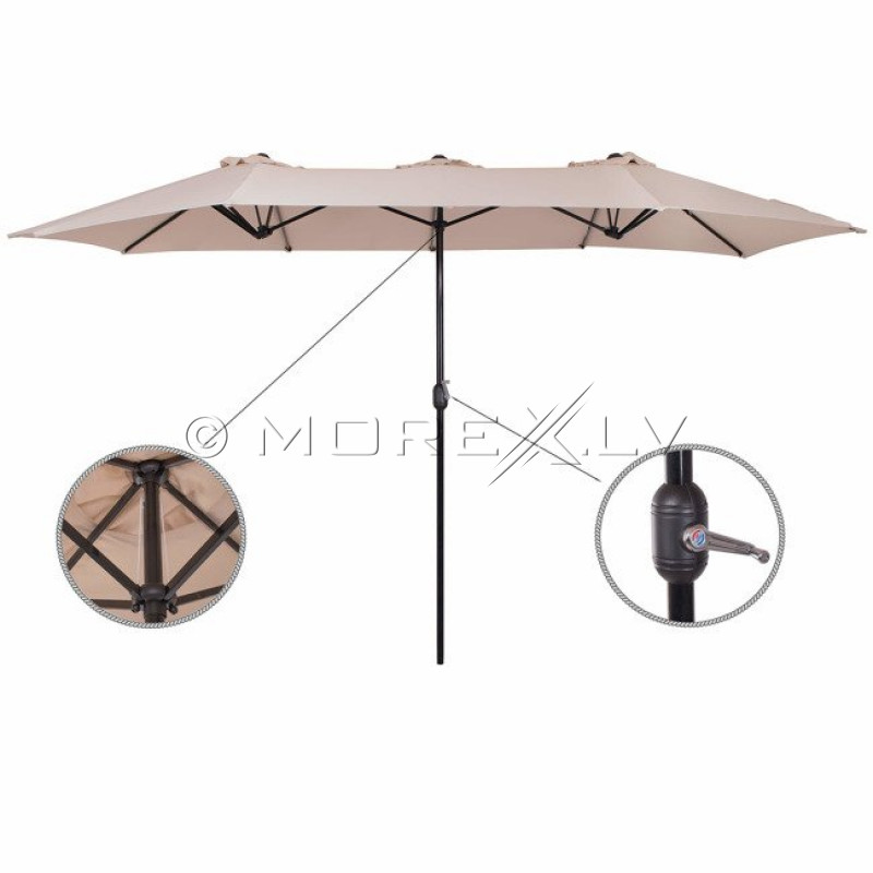 Sun protection umbrella 2.7x4.5 m