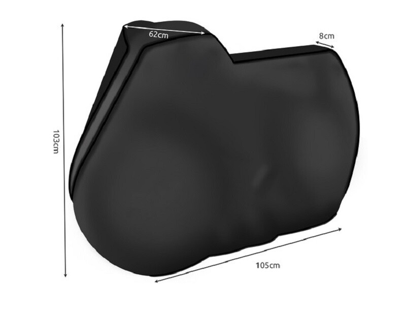 Bicycle case, 103x105x62 cm, black