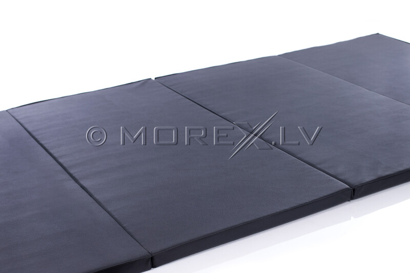 Folding sports mat 122x244cm, black