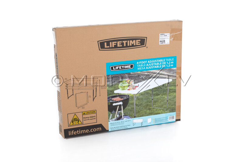 LIFETIME 4428 Saliekamais galds 122x61x61- 91cm