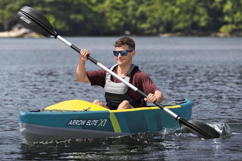 Vienvietīgs piepūšamais kajaks Bestway Arrow Elite X1 365x73x30 cm, 65179