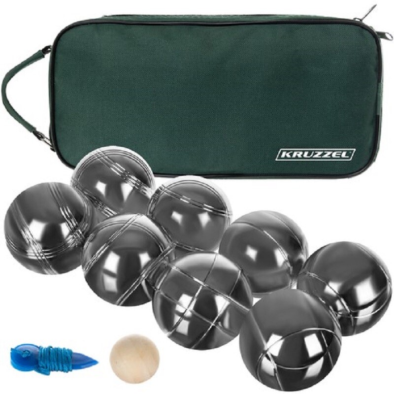 Petanque komplekt 8 palli ja kotiga (boccia)