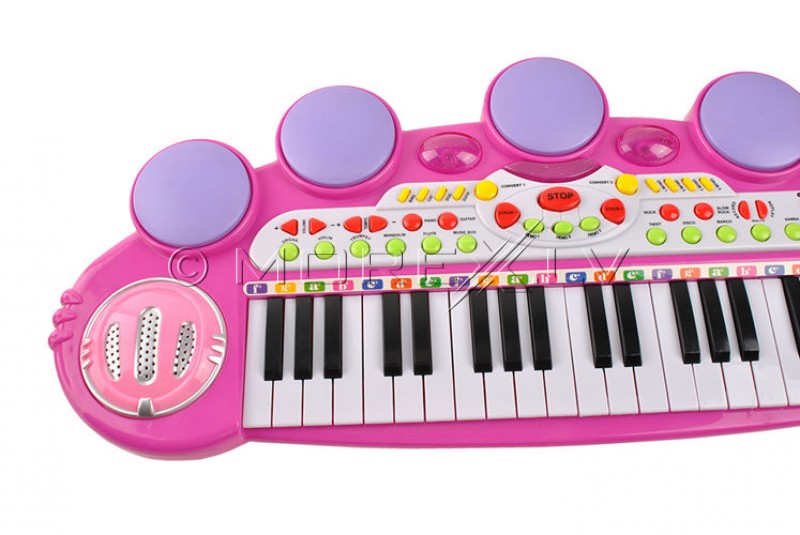 Kids Keyboard with a Microphone and a Chair 00001374