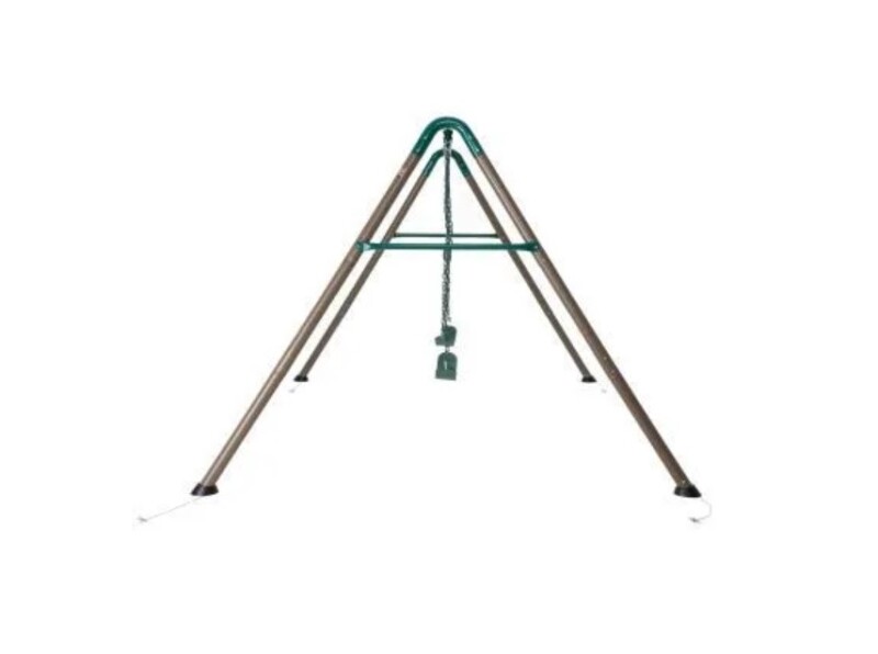 LIFETIME 90952 Kids Swing Set, turquoise-brown