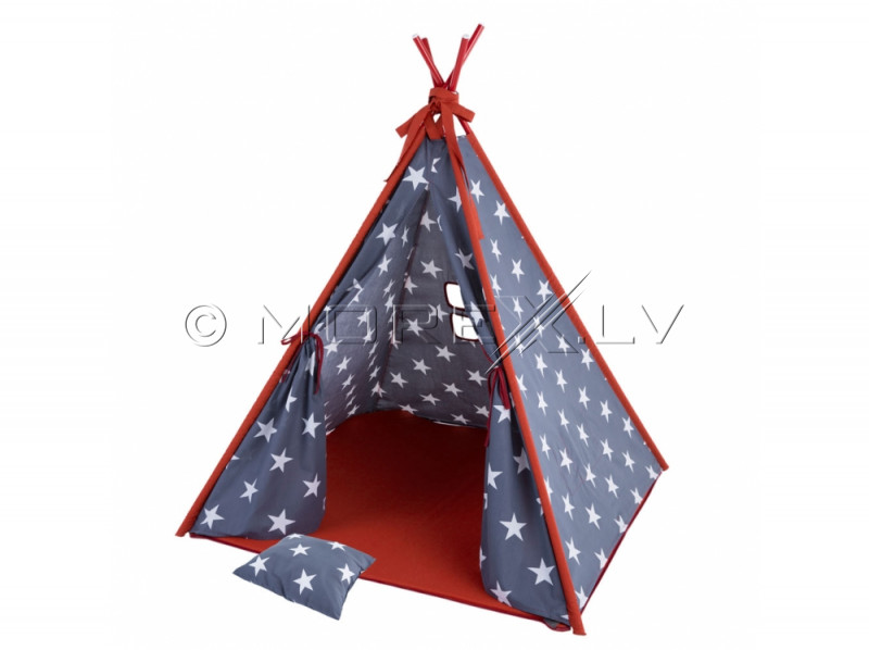 Kids’ tipi tent, Stars, 104x104x124 cm