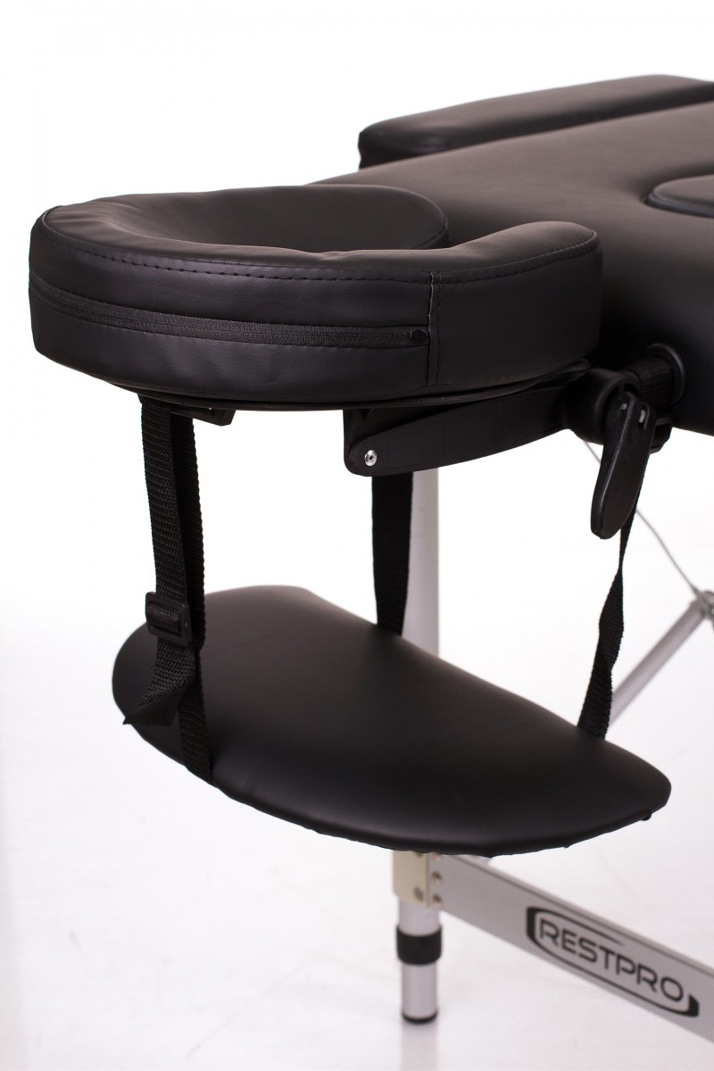 RESTPRO® ALU 2 (S) BLACK складной массажный стол (кушетка)