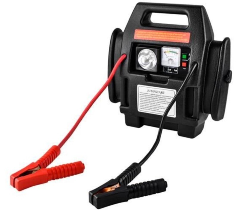 Car Battery Charger Starter 12V + Air Compressor