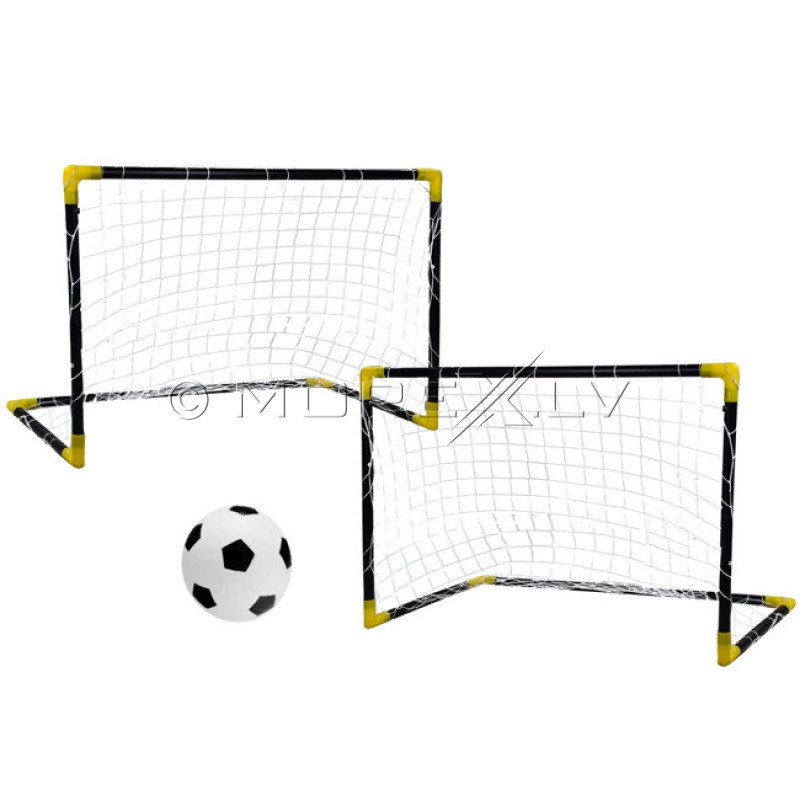 Kids Folding Football Goal 2 pcs. 91x61x46 cm