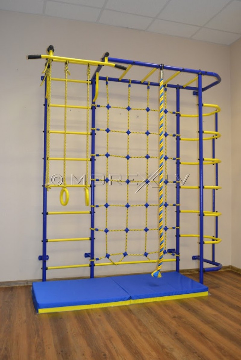 Детский спортивный комплекс Пионер-С5С сине-жёлтый