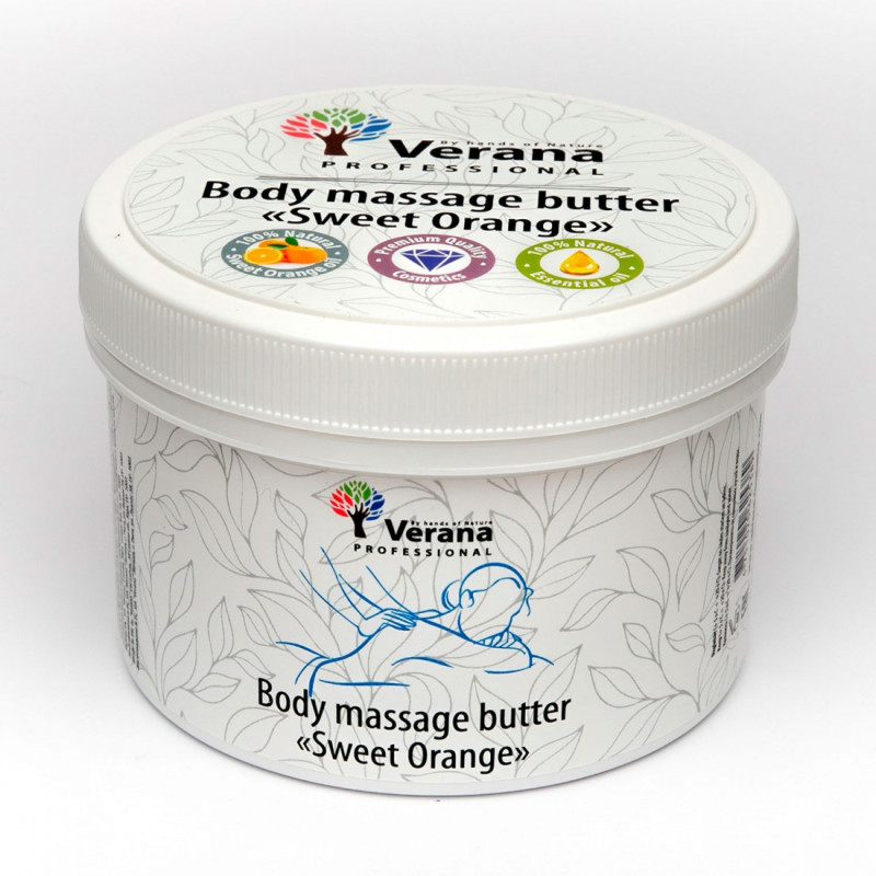 Body massage butter Verana Sweet Orange 450gr