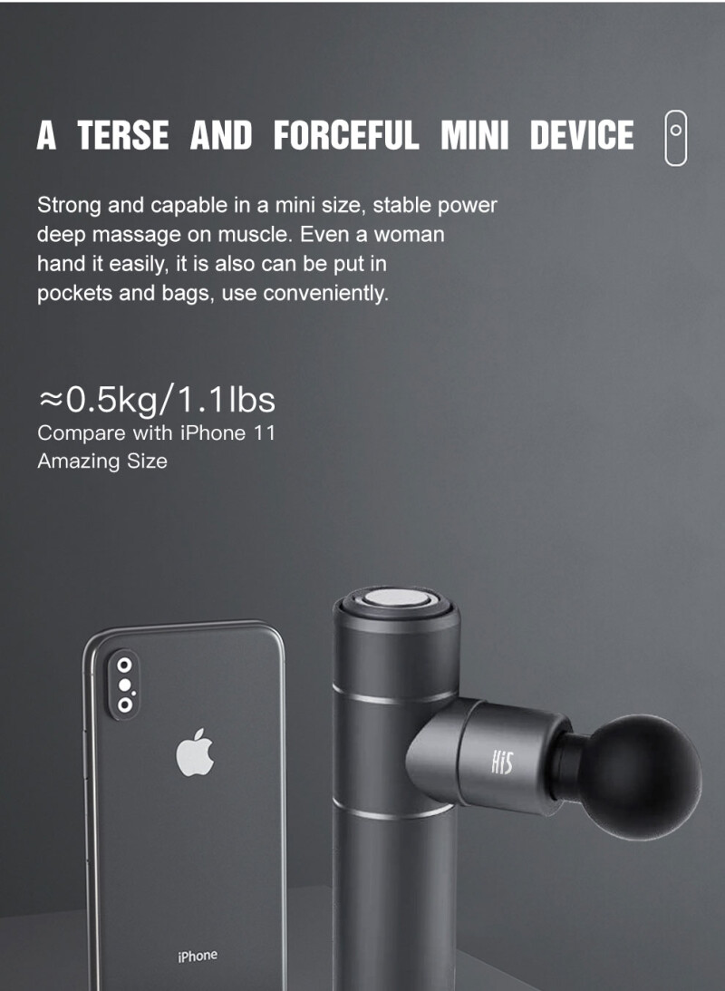 Hi5 Bruning Vibrating Massage Device, with 5 speed levels