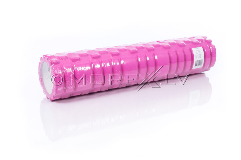 Massage Foam Roller Yoga Roller 14x62cm, pink