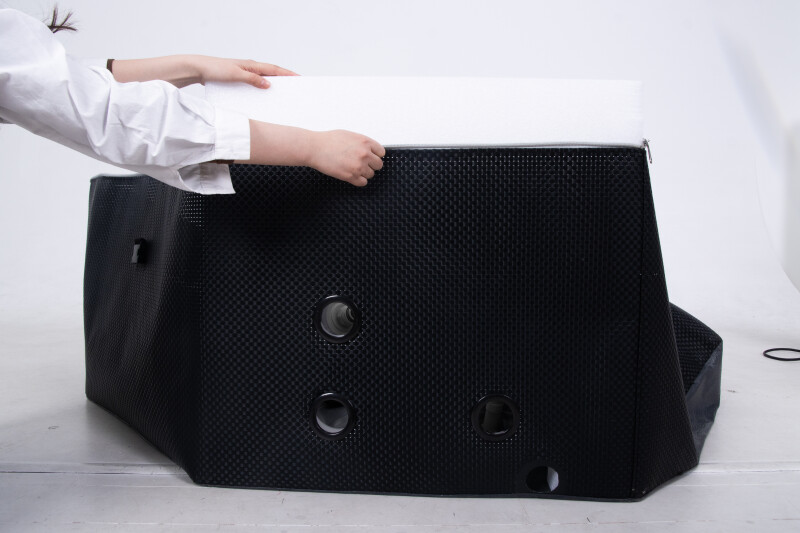 Каркасное джакузи Aegean Eco Foam Black Rattan, 4-6 персон