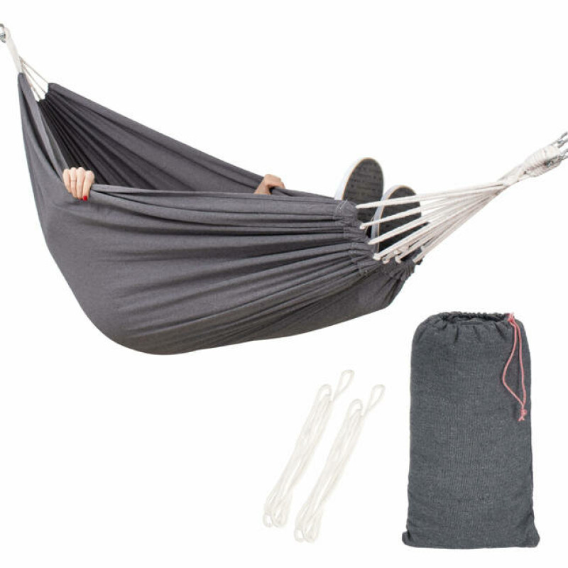 Hammock-garden swing 200x150 cm, dark gray