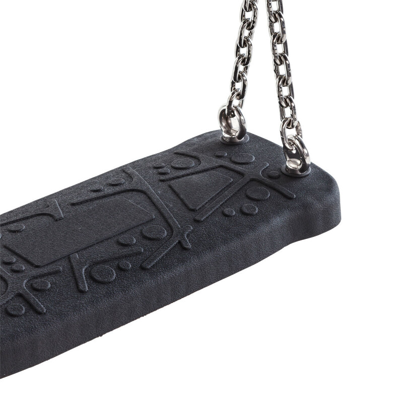 Rubber seat swing with chains КВТ Curve 45x18cm