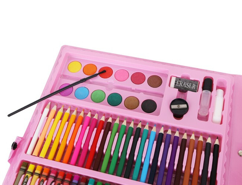 Artistic Painting Set 168pcs + Pink Suitcase