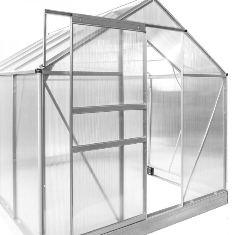 Polycarbonate greenhouse 5.9m² (1.9x3.1m)