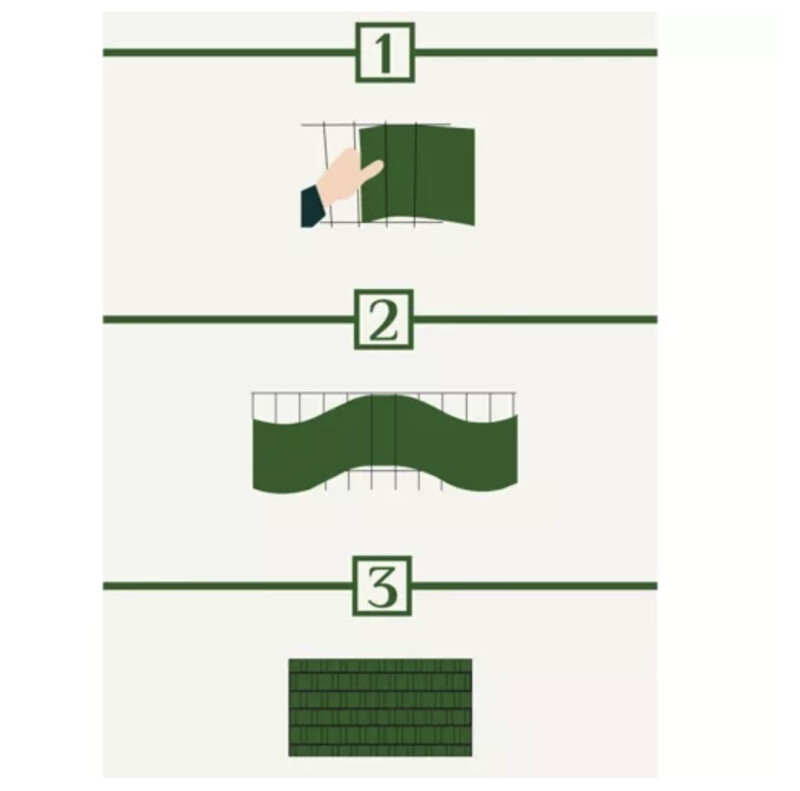 Fencing tape 0,19x35 m 630g/m2, gray