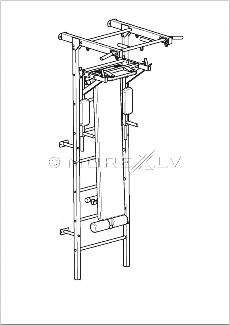 Sporta komplekss Pioner-MCK-2 ar solu