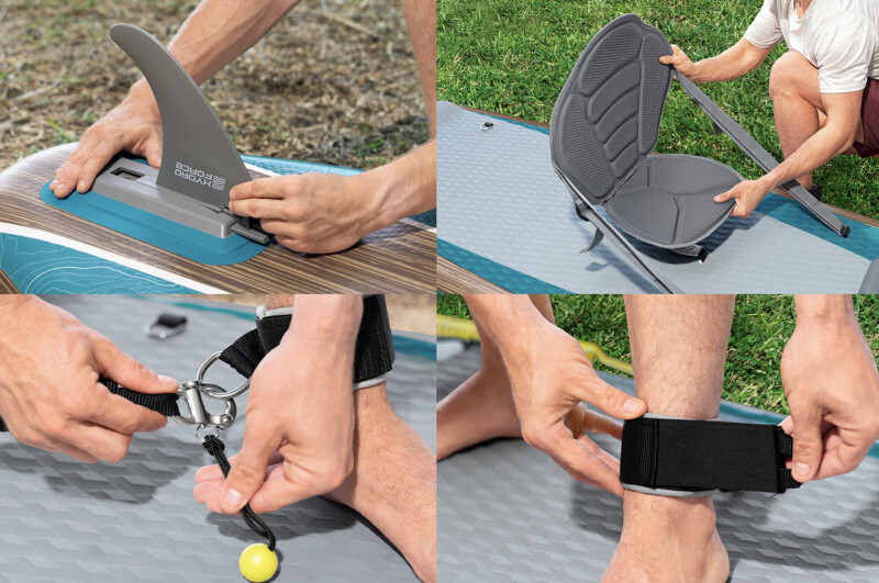 SUP dēlis Bestway Freesoul Glider Elite 6532G, 381x79x15cm
