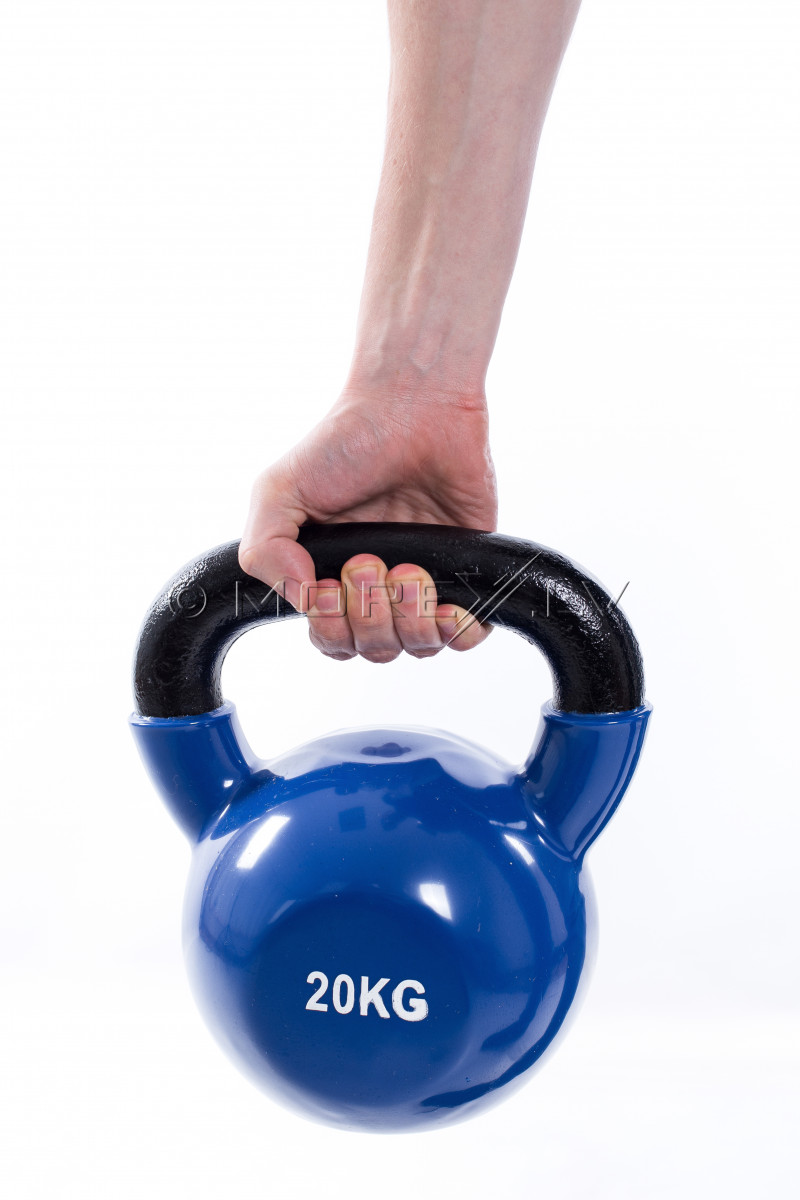 Metal Kettlebell With Vinyl Coating 20 kg