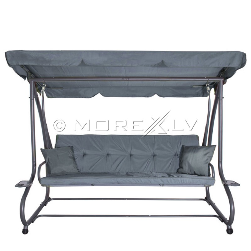 Garden swing 240x120, 4-seater, grey