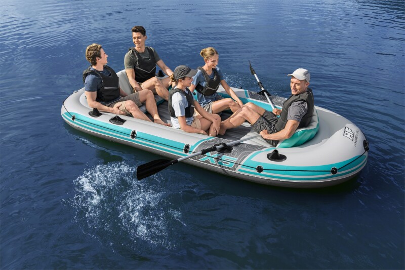 Piepūšamā piecvietīga laiva Bestway Adventure Elite X5 Raft, 364х166x45 cm, 65159