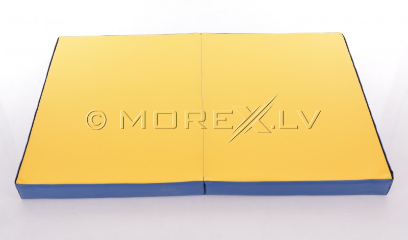 Leather safety mat 80x120cm blue-yellow