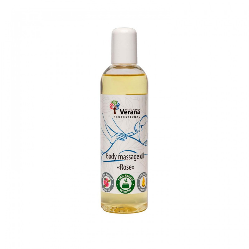 Массажное масло для тела Verana Professional, Роза 250мл