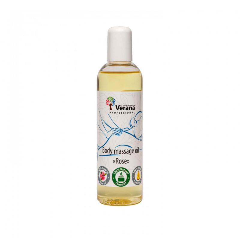 Body massage oil Verana Professional, Rose 250ml