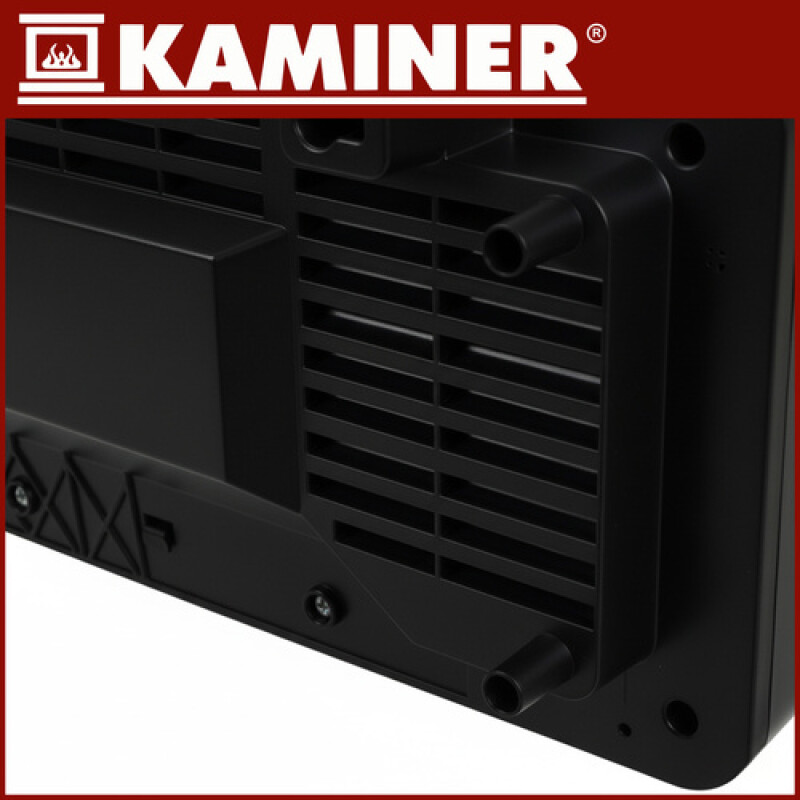 Sienas elektriskais sildītājs 1000W / 2000W ar taimeri, melns