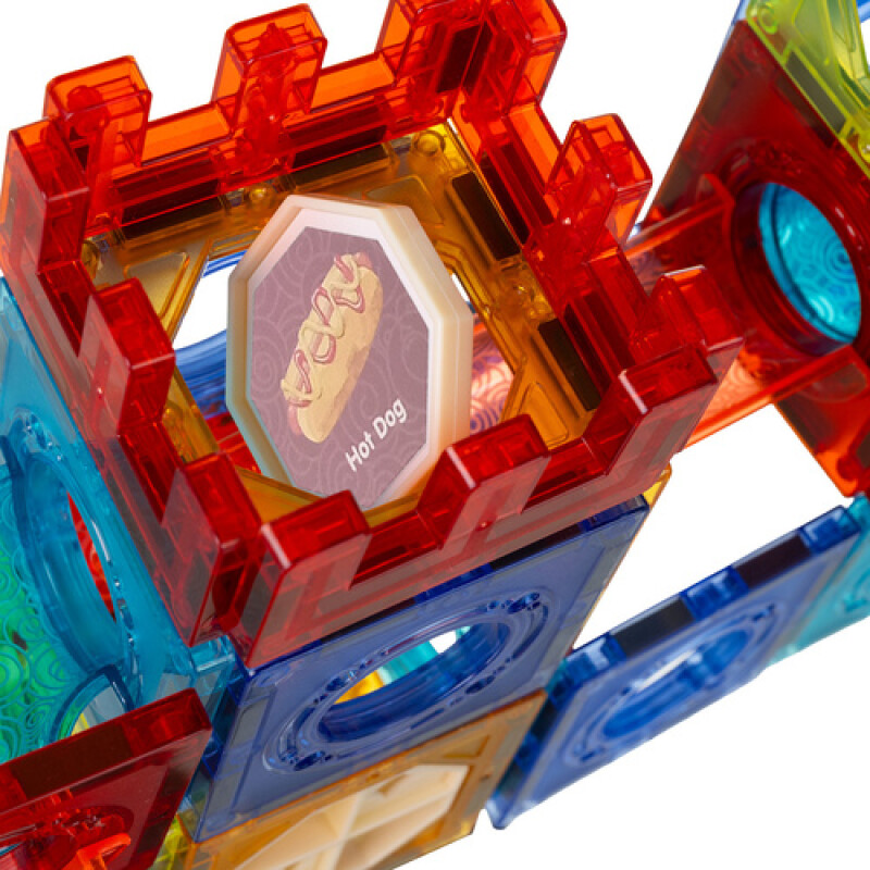 Magnetic blocks - ball track 110 pcs.