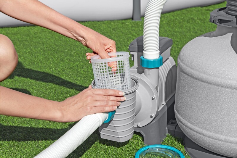 Bestway 58486 baseinu smilšu filtrs un sūknis 11355 L, tvertne 36kg