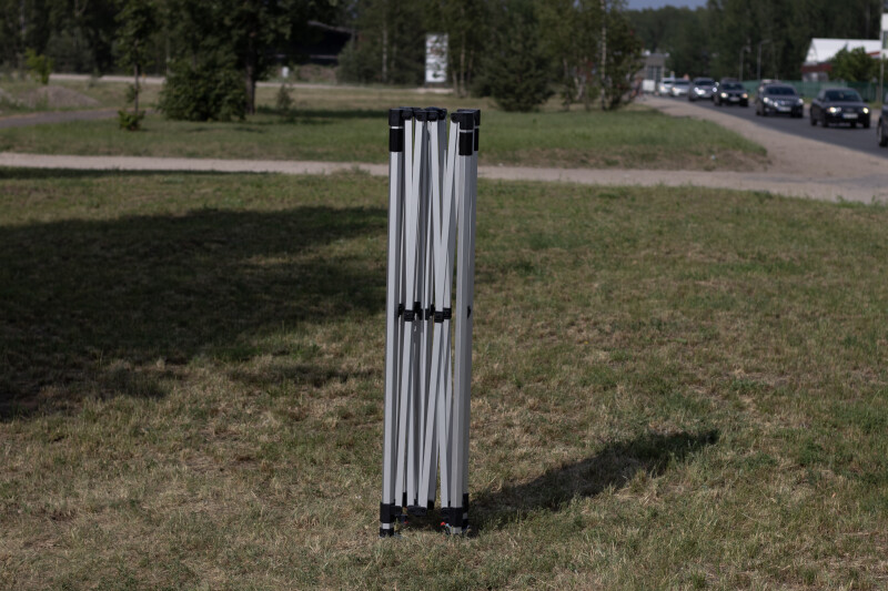 Pop Up Saliekamā nojume 3x3 m, ar sienām, Bēša, X sērija, alumīnijs (tents, paviljons, telts)