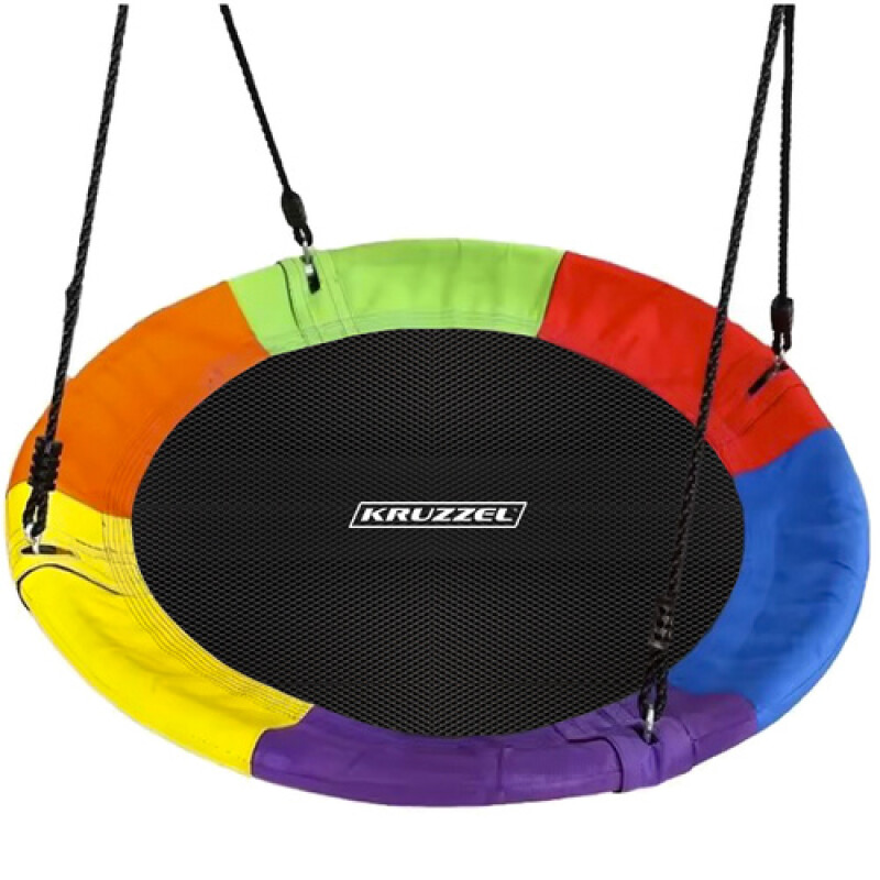 Children's swing Stork nest Ø 100 cm, multicolored