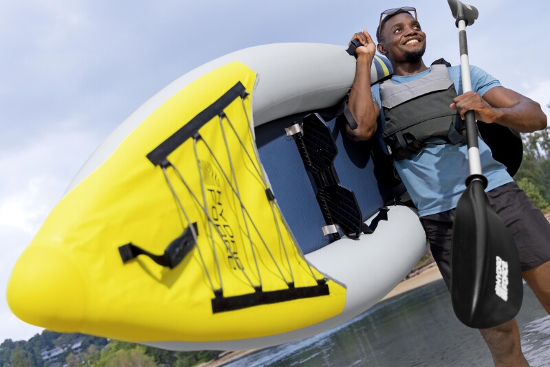 Inflatable single-seat kayak Bestway Dash Elite X1 335x92x30 cm, 65178