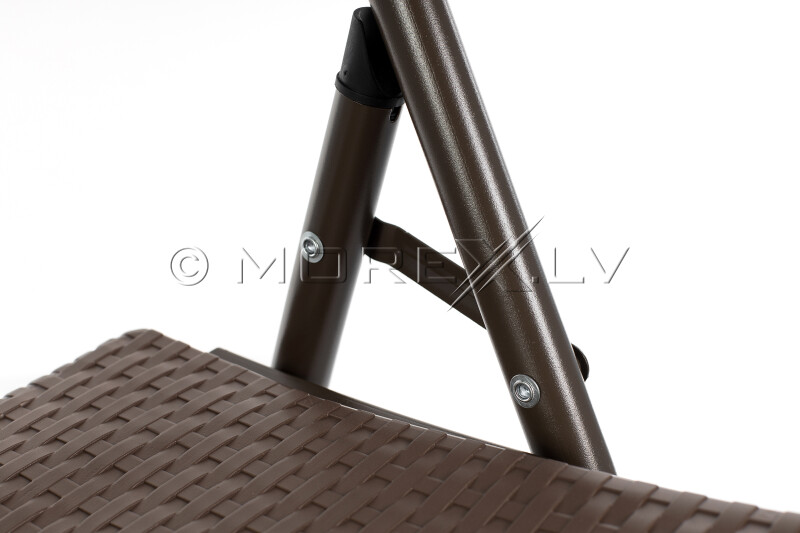 Folding chair with rattan design, 87x45x50 cm