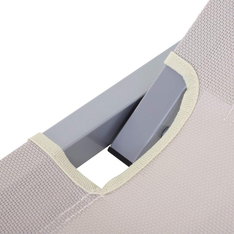 Sauļošanas zvilnis, gulta 191x59x30 cm, balta