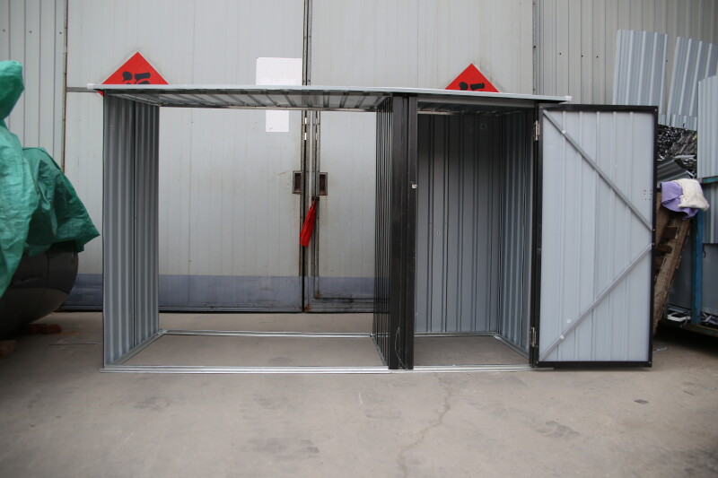 Металлический садовый хозблок (сарай),249x103x160 см