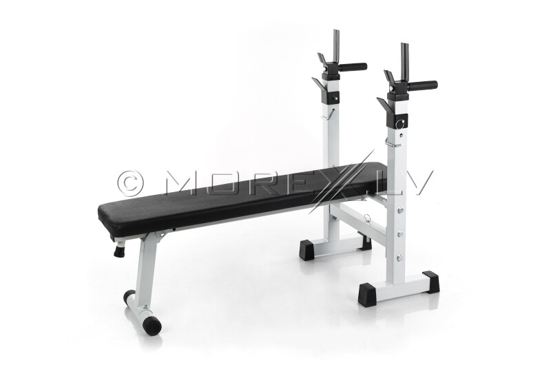 Foldable Fitness Bench with barbell stand