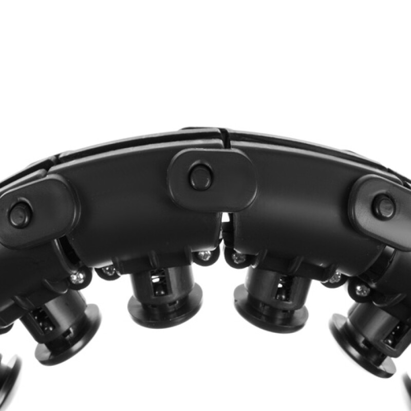 Hula hoop with massager and weight