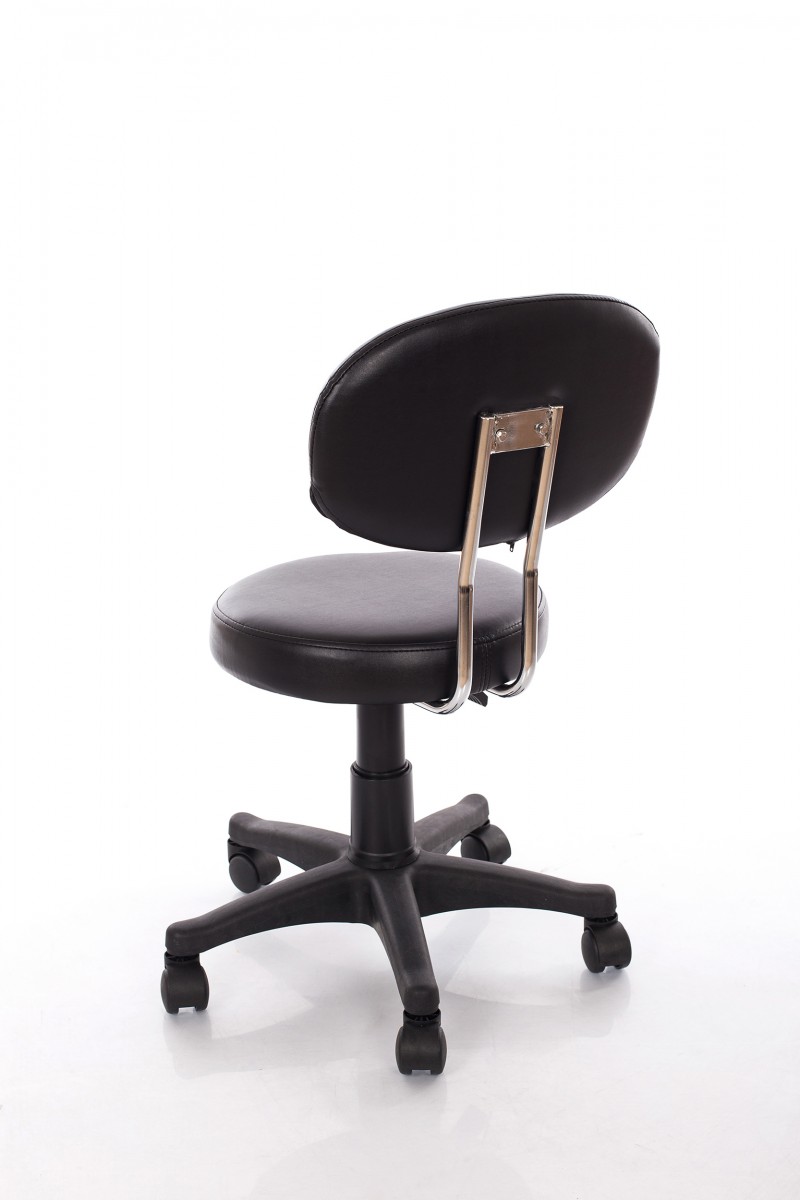 Meistara krēsls RESTPRO® Round 3 black (kosmetologa, masiera krēsls)