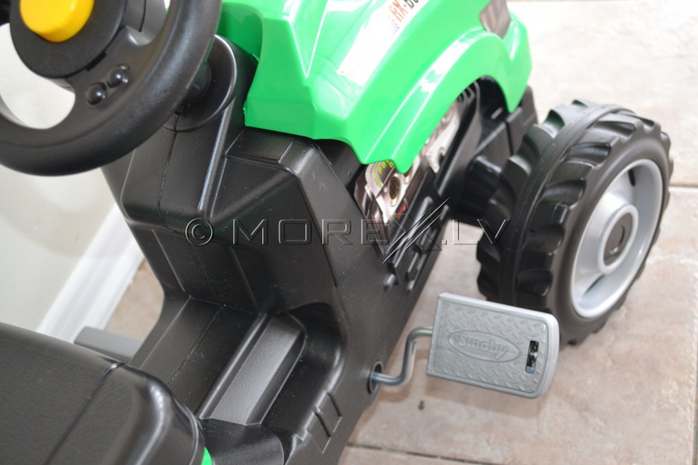 Childrens Tractor with trailer - Smoby Green (toy)